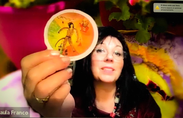 Paula Franco profesora del los cursos de chamanismo y de tarot madre paz