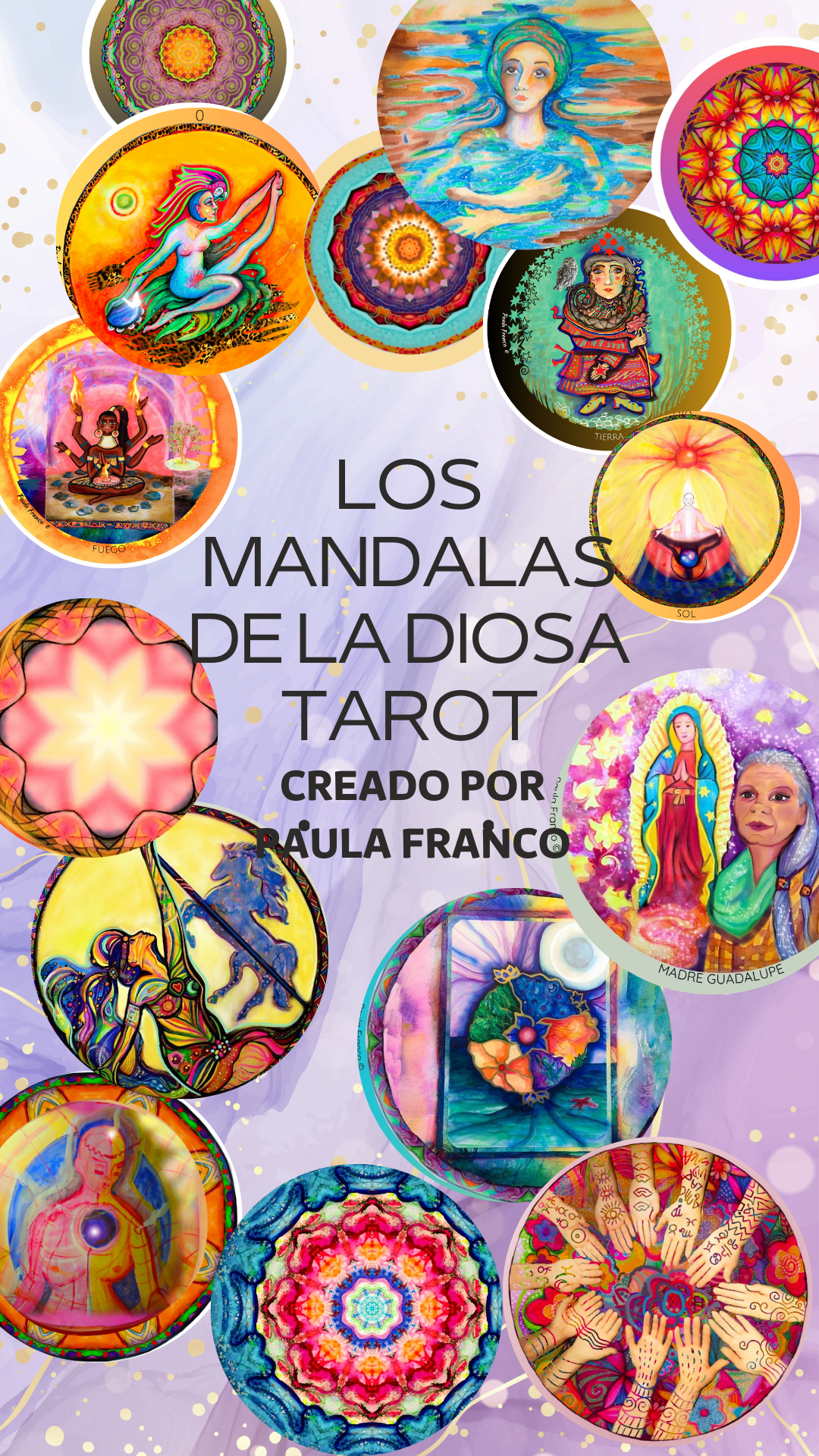 ✨🧡 **Te presento mi nuevo tarot: “Los Mandalas de la Diosa”**
Mucho más que un grupo de cartas, este tarot es:
🪷 **Un camino hacia tu poder personal** y tu conexión con la rueda sagrada.