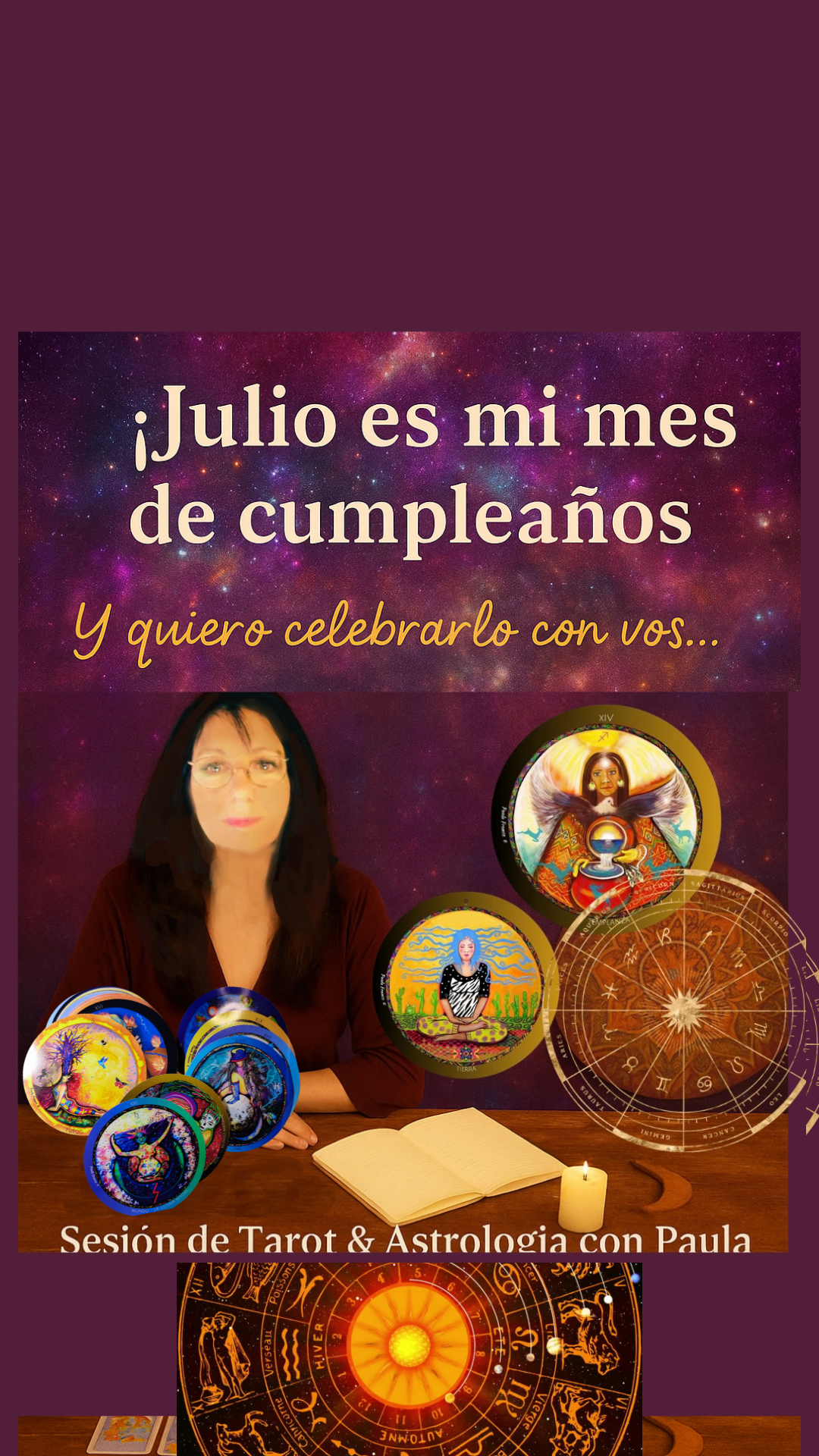 PROMO DE CUMPLEAÑOS PARA LAS SESIONES DE SSTRO TAROT