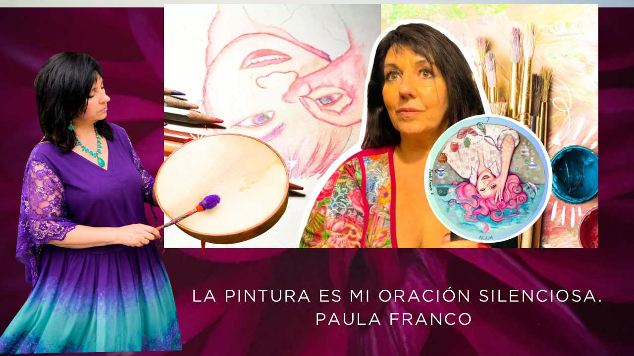 Pintura ritual con Paula franco