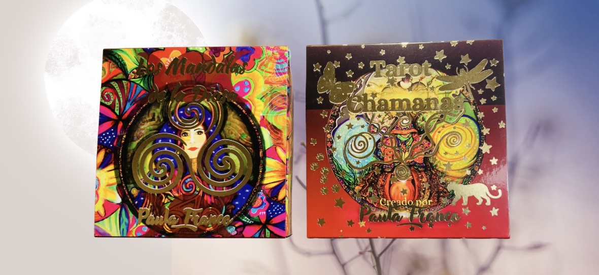 Fabulosas tarots chamanas y los Mandalas de la diosa. De Paula Franco