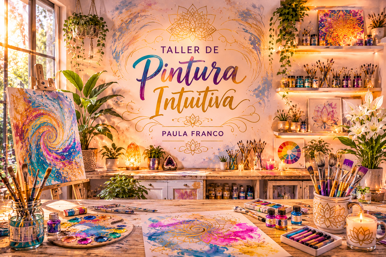 Taller de pintura intuitiva de Paula Franco