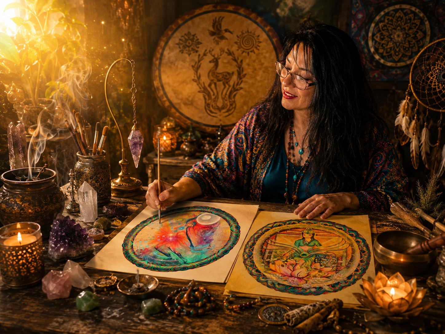 Tarot mandalas de la diosa por Paula franco