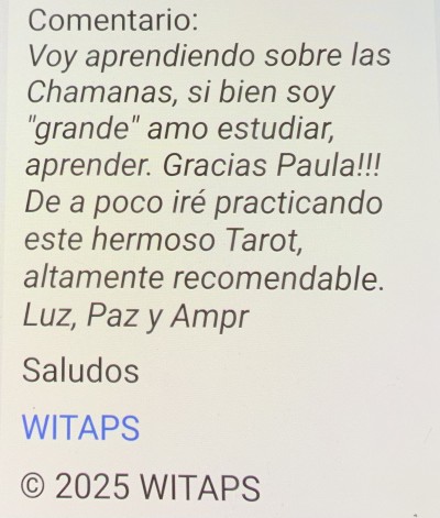 Lena, sobre el Tarot Chamanas