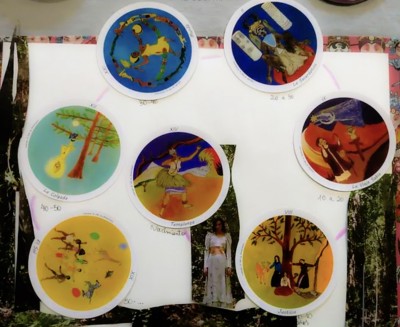 Hermoso trabajo con el tarot madrepaz de Nancy Miranda ♥️