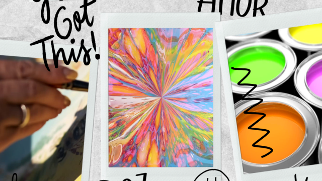 Curso de PINTURA INTUITIVA✨🎨 la CREACIÓN CONSIENTE ✨🧡