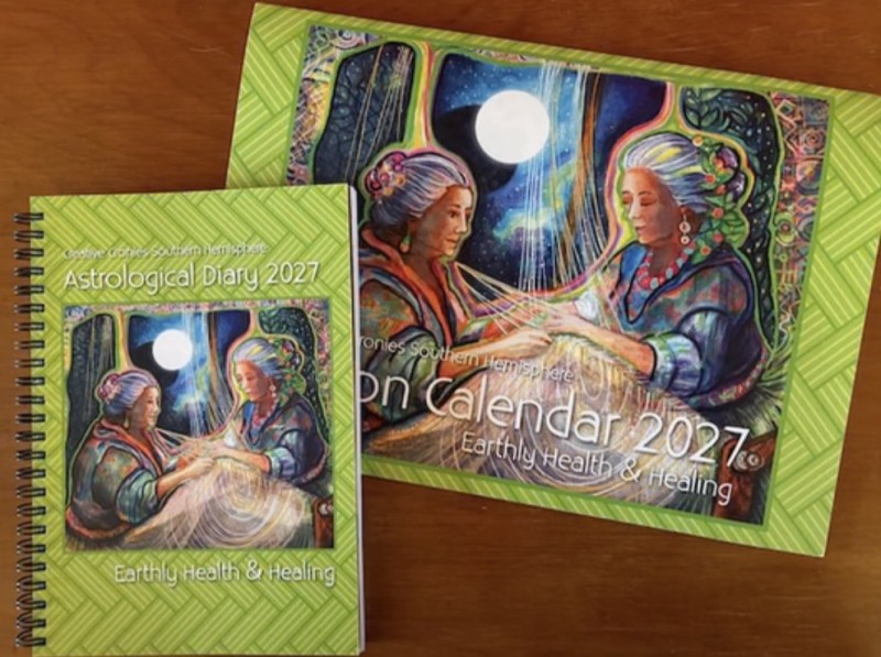 Cover del calendario en Nueva Zelanda Paula franco internacional