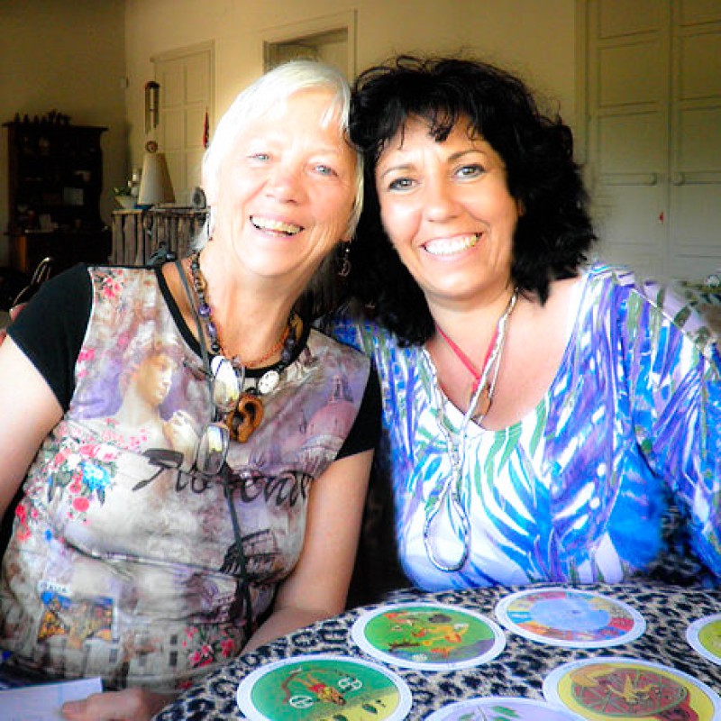 Paula franco y Vicki noble